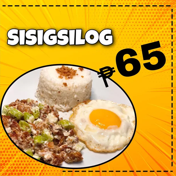 Sisigsilog ₱65